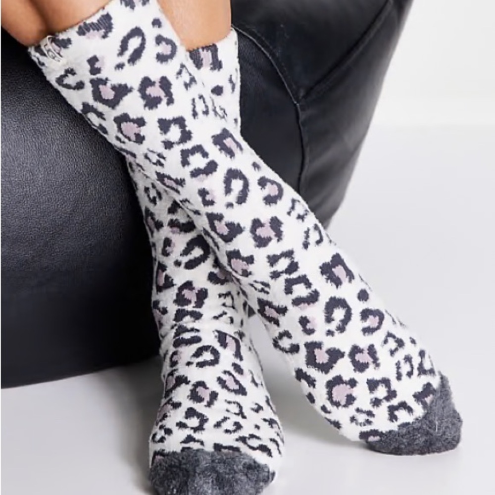 Leopard Crew Socks